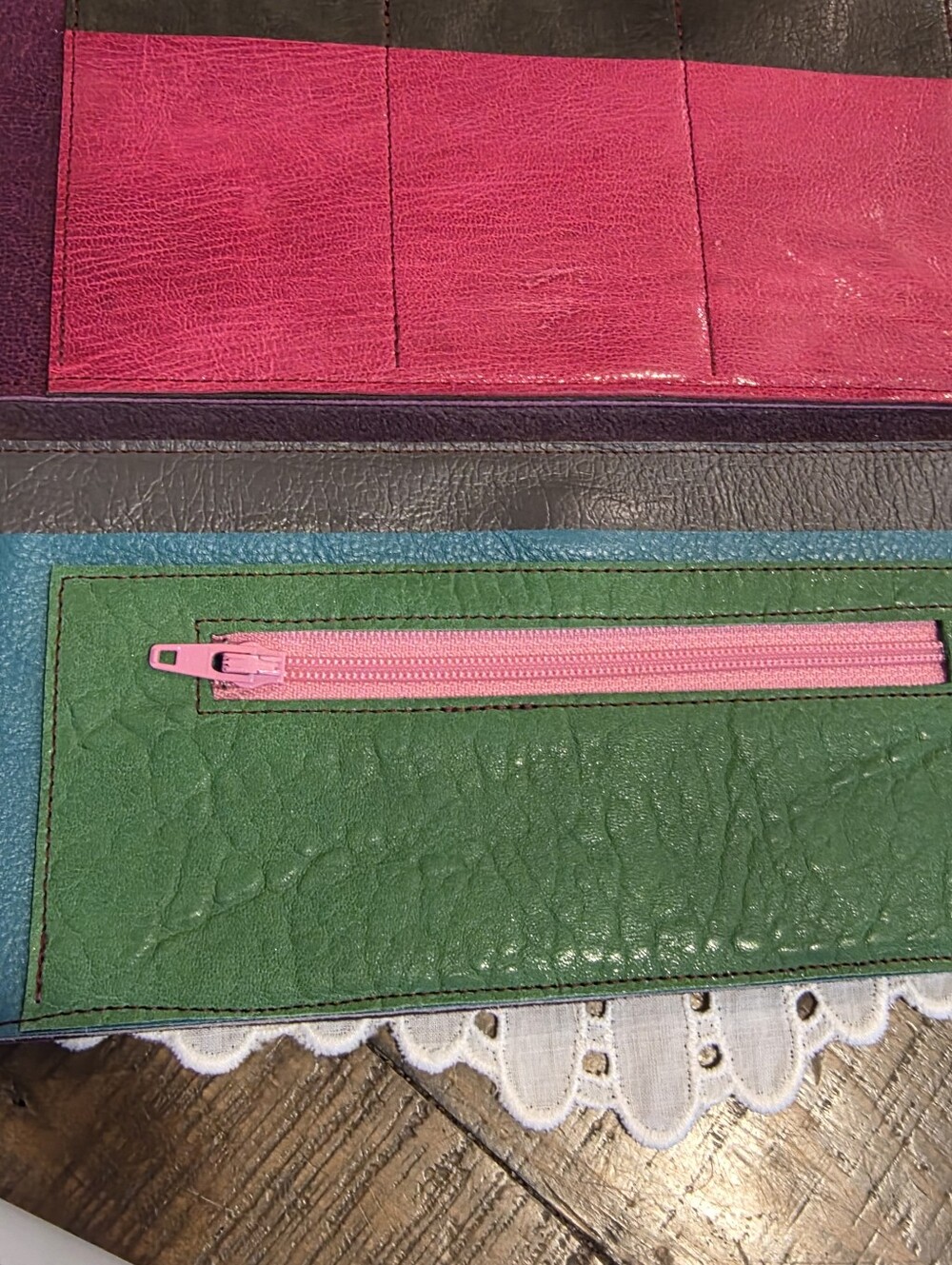 Lola Falk (Stella Travel Wallet) Patchwork Leather, Colorful, Passport - Picture 5 of 14